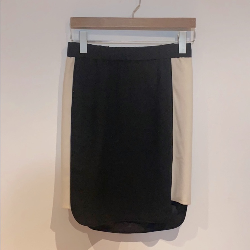 Beautiful beige and black skirt